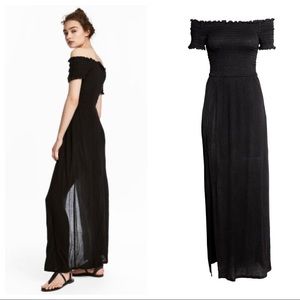H&M Off Shoulder Maxi Dress